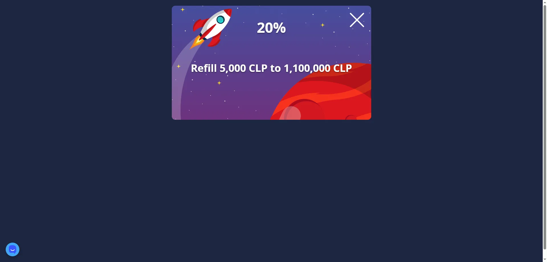 Bonos y cashback semanal Nano Casino Chile sin requisitos de apuesta